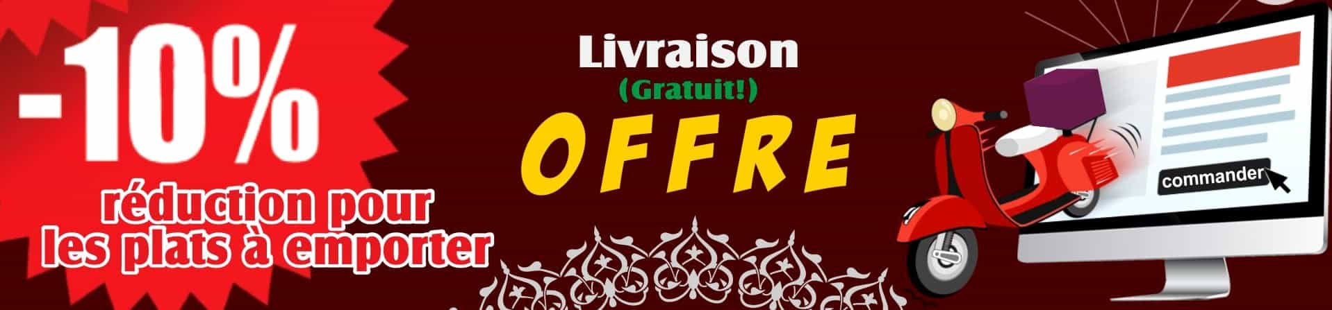 resto Raj Banner offre -10%